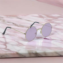 Load image into Gallery viewer, Popular Fashion Medium hexagonal Unisex Luxury Sunglasses Purple