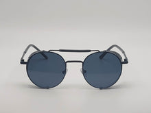 Load image into Gallery viewer, Steampunk Goggles Glasses Round Sunglasses Emo Retro All black