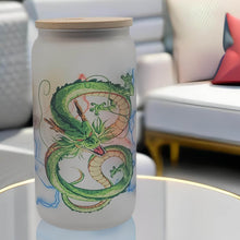 Load image into Gallery viewer, Dragon Ball Z Beer Can glass | Boho Coffee Glass | 16 oz