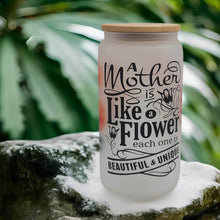 Load image into Gallery viewer, Cheers to Mom - 16 oz Libbey Beer Can Glass Mother's Day Gift Bday Gift Libbey