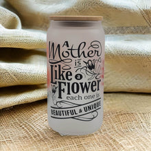 Load image into Gallery viewer, Cheers to Mom - 16 oz Libbey Beer Can Glass Mother's Day Gift Bday Gift Libbey
