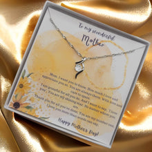 Load image into Gallery viewer, To My Beautiful Mom Necklace, Christmas Gift from Daughter Mother's Day Gift