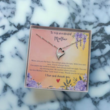 Load image into Gallery viewer, To My Beautiful Mom Necklace, Christmas Gift from Daughter Mother's Day Gift