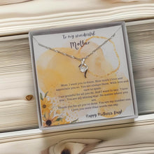 Load image into Gallery viewer, To My Beautiful Mom Necklace, Christmas Gift from Daughter Mother's Day Gift