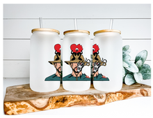 Load image into Gallery viewer, Bad Bunny Halloween Themed Iced Coffee Cup Glass - Trendy Glass