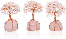 Load image into Gallery viewer, Feng Shui Rose Quartz Crystal Tree