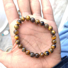 Load image into Gallery viewer, Natural Tiger Eye Bracelet - Self confidence Bracelet- Protection-  To accomplish goals