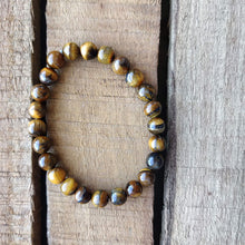 Load image into Gallery viewer, Natural Tiger Eye Bracelet - Self confidence Bracelet- Protection-  To accomplish goals