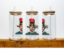 Load image into Gallery viewer, Bad Bunny Halloween Themed Iced Coffee Cup Glass - Trendy Glass