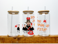 Load image into Gallery viewer, Conejo Malo Bad Bunny Halloween Themed Iced Coffee Cup Glass - Trendy Glass Jar