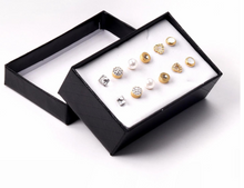 Load image into Gallery viewer, Surgical steel stud earrings set | tarnish free earrings Hypoallergenic earrings