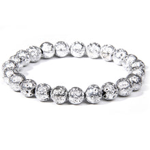 Load image into Gallery viewer, Elevate Your Style with our Lava Stone Beaded Bracelet Collection