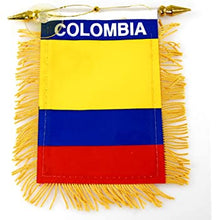 Load image into Gallery viewer, flag for cars decals stickers USA Car flags hanging mini banner small rearview mirror interiror accessory automobiles