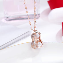 Load image into Gallery viewer, Gorgeous Peanut with Pearl Necklace Cute Peanut Pearl Necklace