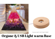 Load image into Gallery viewer, Orgone Pyramid, Amethyst & Rose Quartz & Black Obsidean Orgonite