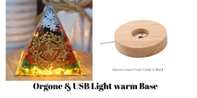 Load image into Gallery viewer, Orgone Pyramid, Carnelian & malachite   Orgonite Chakra Gift