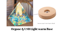 Load image into Gallery viewer, Orgone Pyramid, Rose Quartz Orgonite Chakra Gift