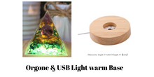 Load image into Gallery viewer, Orgone Pyramid, Amethyst  & Malachite Orgonite