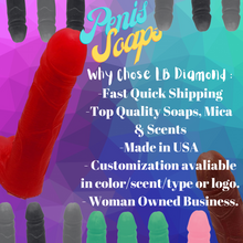 Load image into Gallery viewer, Adult Soap, with suction cup, penis soap, gag gift Bridesmaid gifts, Glycerin soap