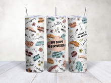 Load image into Gallery viewer, Daily Affirmations Tumbler/ Manifestation Cup with Straw and Lid,