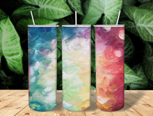 Load image into Gallery viewer, Cute Art lover Tumbler colorful Tumbler Cup with Straw and Lid,