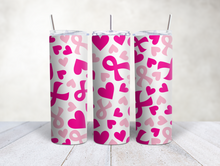Load image into Gallery viewer, breast cancer cup, breast cancer awareness, awareness tumbler