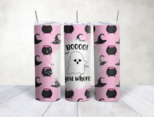 Load image into Gallery viewer, Boo! You Whore! Halloween Tumbler Cup with Straw and Lid,