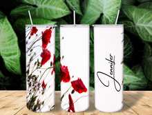 Load image into Gallery viewer, Custom Gift for her Travel Mug - Tumbler Cup 20oz - Skinny Tumbler