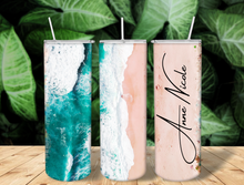 Load image into Gallery viewer, Custom Gift for her Travel Mug - Tumbler Cup 20oz - Skinny Tumbler