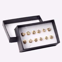 Load image into Gallery viewer, Surgical steel stud earrings set | tarnish free earrings Hypoallergenic earrings