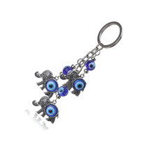 Load image into Gallery viewer, Evil Eye Protection Keychain For For Protection, Evil eye Keychain, Handmade.