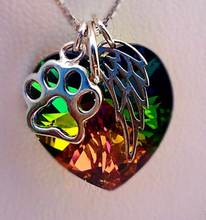 Load image into Gallery viewer, Pet Memorial, Necklace Pet Memorial Gift, Dog memorial, Cat memorial