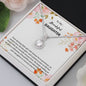 To My Beautiful Daughter Cute Trendy Necklace Gift, Daughter Gift necklace, Eternal Love