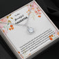 To My Beautiful Daughter Cute Trendy Necklace Gift, Daughter Gift necklace, Eternal Love
