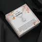 To My Beautiful Daughter Cute Trendy Necklace Gift, Daughter Gift necklace, Eternal Love