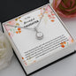 To My Beautiful Daughter Cute Trendy Necklace Gift, Daughter Gift necklace, Eternal Love