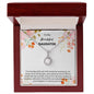 To My Beautiful Daughter Cute Trendy Necklace Gift, Daughter Gift necklace, Eternal Love
