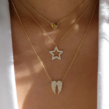 Load image into Gallery viewer, Delicate layered necklace set • Set of 3 necklaces • Disc necklace • Custom Gift