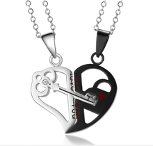 Load image into Gallery viewer, 2 PC Set I love you Couple necklace Set Couple's GIFT