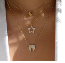 Load image into Gallery viewer, Delicate layered necklace set • Set of 3 necklaces • Disc necklace • Custom Gift