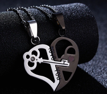 Load image into Gallery viewer, 2 PC Set I love you Couple necklace Set Couple's GIFT