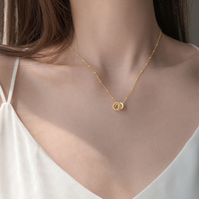 Load image into Gallery viewer, Stainless Steel 3 Ring Eternity Necklace, Infinity Three Circle