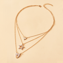 Load image into Gallery viewer, Delicate layered necklace set • Set of 3 necklaces • Disc necklace • Custom Gift