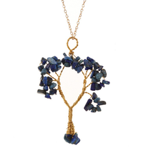 Load image into Gallery viewer, Natural Handmade Crystal Feng Shui Necklace Carnelian, Amethyst,