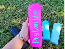 Load image into Gallery viewer, Custom Tumbler Personalized Tumbler With Straw Acrylic Tumbler 16 oz