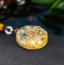 Load image into Gallery viewer, Orgonite Pendant Necklace Metatron Cosmic Healing Necklace