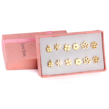 Load image into Gallery viewer, Surgical steel stud earrings set | tarnish free earrings Hypoallergenic earrings Cute