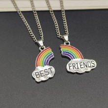 Load image into Gallery viewer, 2 PC Couple Necklace - Trendy Couple necklace Bbf Best Friends
