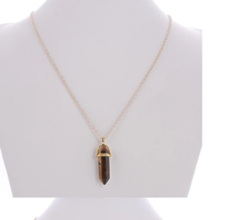Load image into Gallery viewer, Natural Handmade Point Necklace Hexagon Chain Pendant Necklace Crystal For Woman