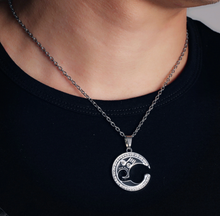 Load image into Gallery viewer, 2 PC Set I love you Necklace Black Robe necklace Set Couple's GIFT
